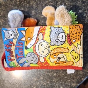 Jelly Cat Fluffy Tails Soft Book